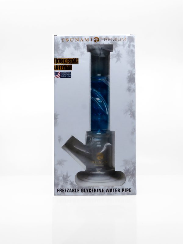 Tsunami Water Pipe, Freezable Glycerine, Three Rings - Image 2
