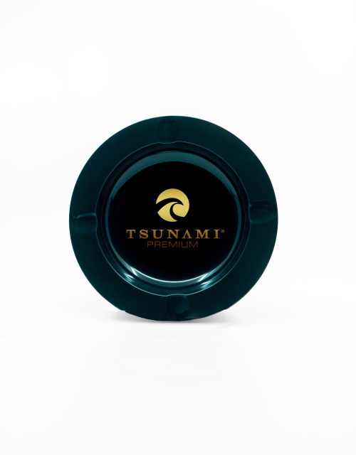 Tsunami Black and Gold ashtray